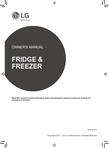 Manual LG GC-B247JLDV Fridge-Freezer