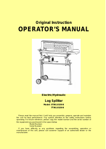 Manual Longli 5TWLS520-B Wood Splitter