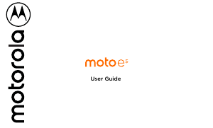 Handleiding Motorola Moto E5 Mobiele telefoon