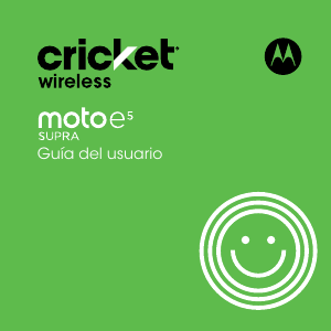 Manual de uso Motorola Moto E5 Supra (Cricket) Teléfono móvil