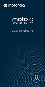 Manual de uso Motorola Moto G Stylus 5G Teléfono móvil