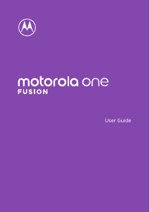 Handleiding Motorola One Fusion Mobiele telefoon