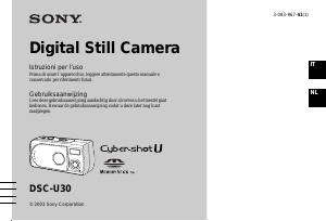 Manuale Sony Cyber-shot DSC-U30 Fotocamera digitale