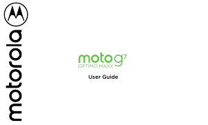 Handleiding Motorola Moto G7 Optimo Maxx Mobiele telefoon