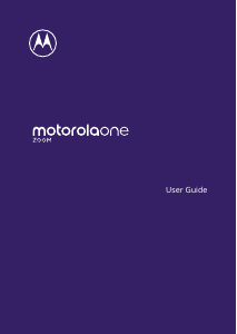 Handleiding Motorola One Zoom Mobiele telefoon