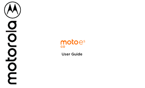 Handleiding Motorola Moto E5 Go Mobiele telefoon