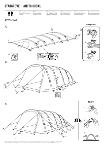 Manual Vango Stargrove II Air TC 600XL Tent