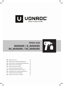 Manual de uso Vonroc S_SG502DC Sistema de pintura