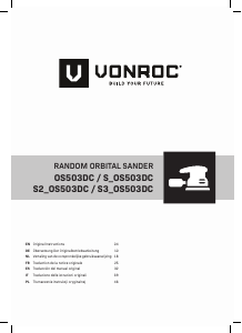 Manual Vonroc S2_OS503DC Random Orbital Sander