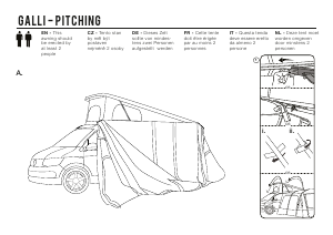 Bedienungsanleitung Vango Galli III Air Tall Vorzelt