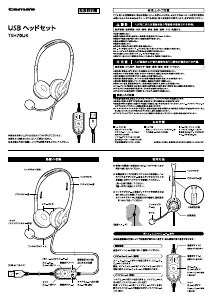 説明書 多摩 TSH70UK ヘッドセット