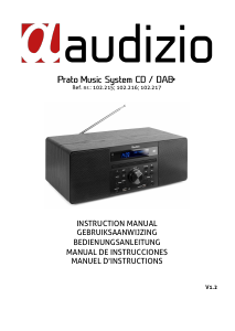 Manual Audizio 102.217 Prato Stereo-set