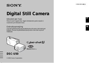 Handleiding Sony Cyber-shot DSC-U50 Digitale camera