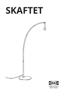 Brugsanvisning IKEA SKAFTET (floor) Lampe