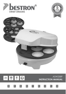 Manual Bestron ASW238P Cupcake Maker