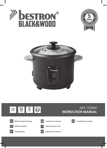 Manual Bestron ARC100BW Rice Cooker