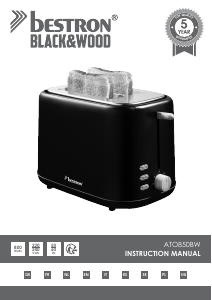 Manual Bestron ATO850BW Toaster