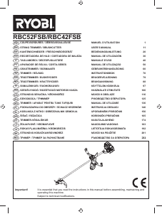 Priručnik Ryobi RBC42FSB Trimer za travu