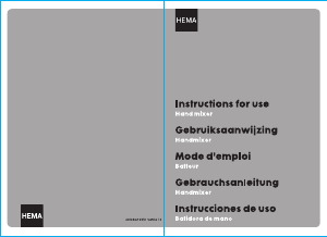 Manual de uso Hema 80.00.7056 Batidora de varillas