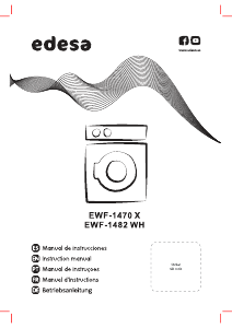 Manual de uso Edesa EWF-1482 WH Lavadora