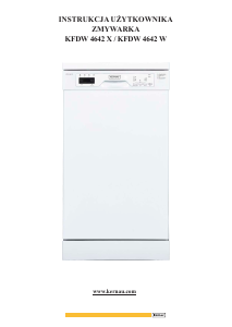 Manual Kernau KFDW 4642 W Dishwasher