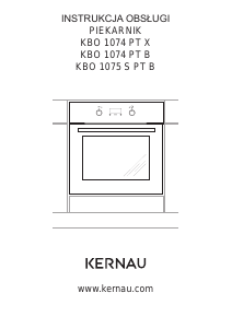 Handleiding Kernau KBO 1074 PT X Oven