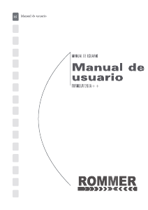 Manual de uso Rommer Formula 1207 Lavadora