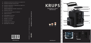 Manual de uso Krups EA811E10 Máquina de café espresso