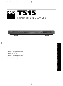 Manual de uso NAD T 515 Reproductor DVD