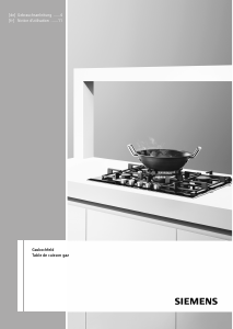 Mode d’emploi Siemens EC645PB90D Table de cuisson