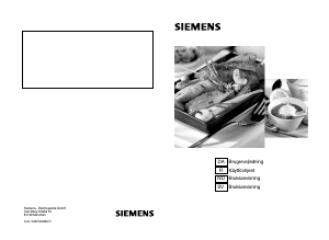 Brugsanvisning Siemens ER617501E Kogesektion