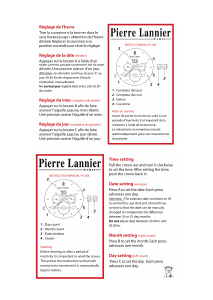 Mode d’emploi Pierre Lannier 506 Mécanisme