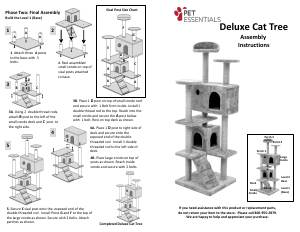 Manual Pet Essentials Deluxe Cat Tree