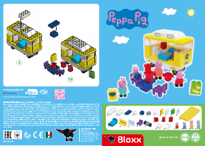 Handleiding PlayBIG Bloxx set 800057145 Peppa Pig Camper