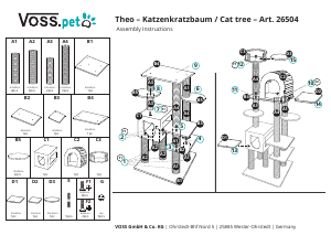 Bedienungsanleitung Voss Theo Kratzbaum