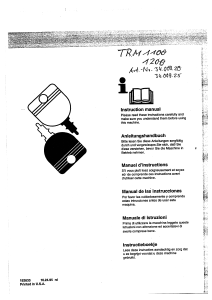 Handleiding Royal TRM 1200 Grasmaaier