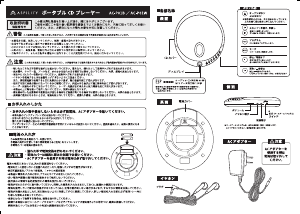 説明書 アスピリティー AC-P01W ディスクマン