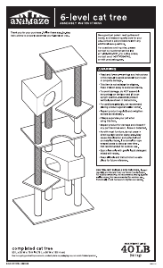 Manual Animaze 2776734 Cat Tree