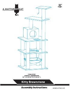 Manual A Matter of Cat 11113 Cat Tree