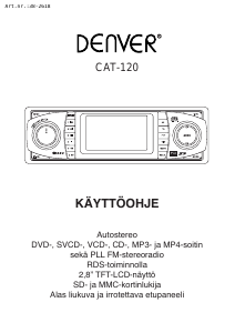 Käyttöohje Denver CAT-120 Autoradio