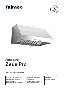 Руководство Falmec Zeus Pro Кухонная вытяжка