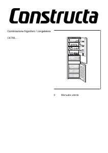 Manuale Constructa CK786NSF0 Frigorifero-congelatore