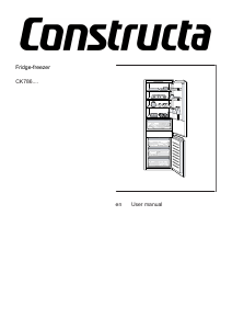 Manual Constructa CK786NSF0 Fridge-Freezer