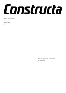 Mode d’emploi Constructa CF3M00052 Four