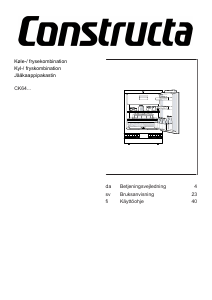 Käyttöohje Constructa CK641KSF0 Jääkaappi