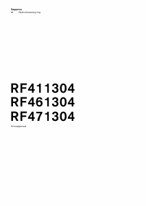 Handleiding Gaggenau RF411304 Vriezer