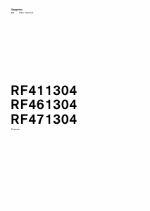 Manual Gaggenau RF471304 Freezer