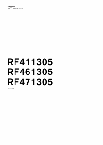 Manual Gaggenau RF471305 Freezer