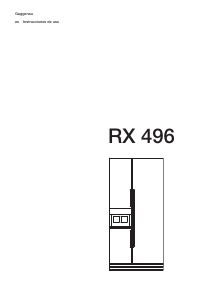 Handleiding Gaggenau RX496290 Koel-vries combinatie