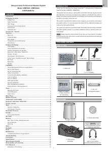 Manual Oregon WMR 300 Weather Station